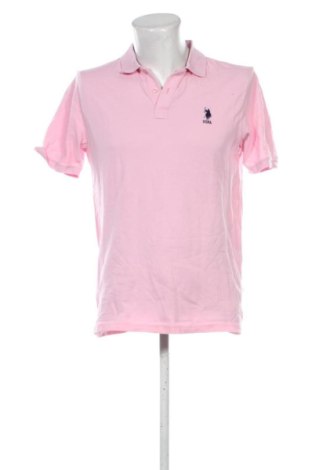Мъжка тениска U.S. Polo Assn., Размер L, Цвят Розов, Цена 15,99 €, #137727089