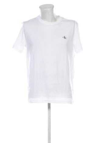 Męski T-shirt Calvin Klein Jeans, Rozmiar L, Kolor Biały, Cena 177,99 zł, #137755730