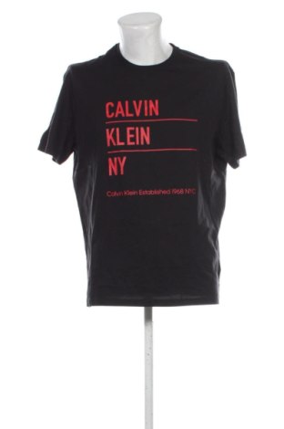 Męski T-shirt Calvin Klein Jeans, Rozmiar L, Kolor Czarny, Cena 78,99 zł, #137759303