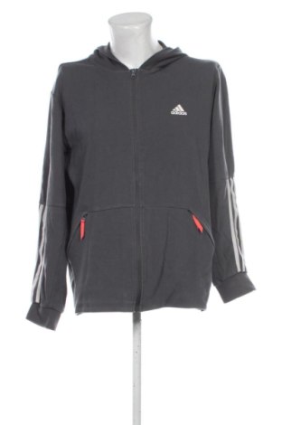 Herren Sportoberteil Adidas, Größe L, Farbe Grau, Preis 45,46 €, #137695714