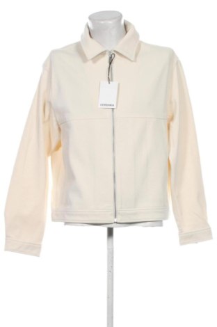 Ανδρικό μπουφάν Bershka, Μέγεθος L, Χρώμα Εκρού, Τιμή 27,00 €, #137731398