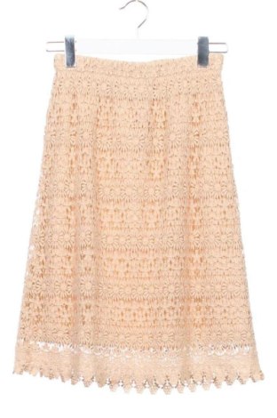 Fustă Zara, Mărime XS, Culoare Bej, Preț 88,00 Lei, #137702006
