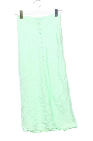 Fustă Zara, Mărime XS, Culoare Verde, Preț 79,00 Lei, #137707238