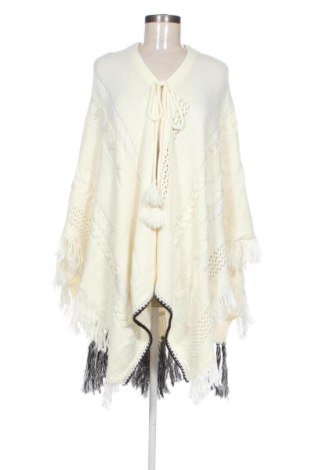 Poncho TWINSET, Mărime M, Culoare Ecru, Preț 377,93 Lei, #137707788