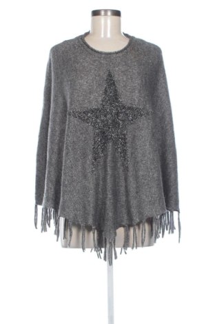 Poncho Canda, Mărime L, Culoare Gri, Preț 39,68 Lei, #137744519