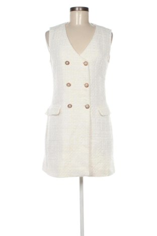 Sukienka Zara, Rozmiar S, Kolor ecru, Cena 85,49 zł, #137726861