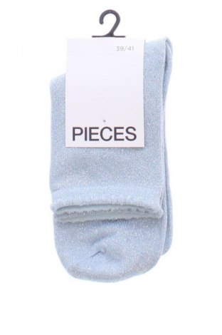 Чорапи Pieces, Размер M, Цвят Син, Цена 10,22 €