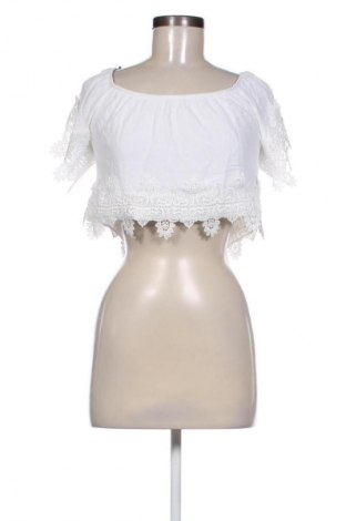Damen Shirt Pull&Bear, Größe S, Farbe Weiß, Preis € 3,99