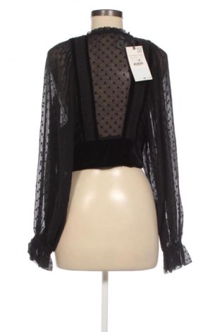 Дамска блуза Zara, Размер L, Цвят Черен, Цена 6,37 €