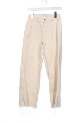 Dámské džíny  Sinsay, Velikost XS, Barva Krémová, Cena  199,00 Kč