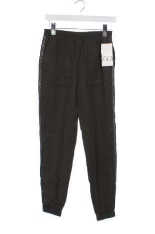 Dámske nohavice Zara, Veľkosť XS, Farba Zelená, Cena  14,81 €