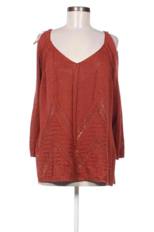Дамски пуловер F&F, Размер XL, Цвят Червен, Цена 7,88 €