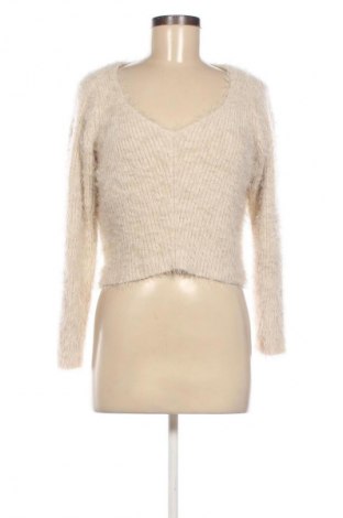 Pulover de femei H&M Divided, Mărime M, Culoare Ecru, Preț 27,99 Lei