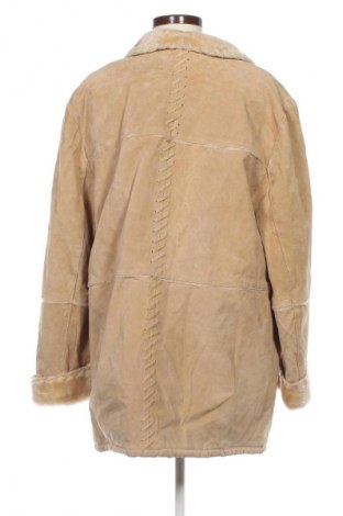 Damski skórzany płaszcz Unbranded, Rozmiar XXL, Kolor Beżowy, Cena 584,99 zł