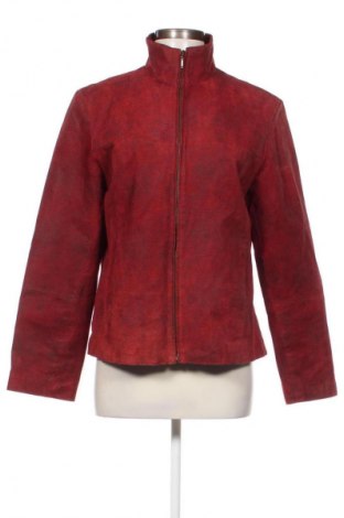 Дамско кожено яке Unbranded, Размер M, Цвят Червен, Цена 18,80 €