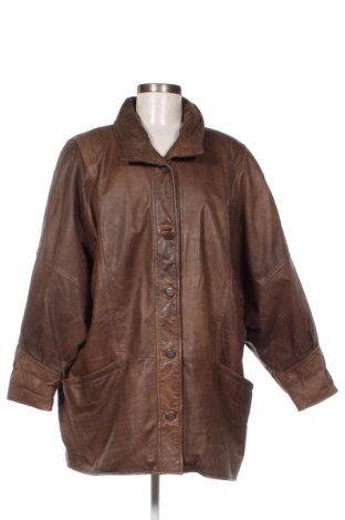 Dámská kožená bunda  Unbranded, Velikost M, Barva Hnědá, Cena  269,00 Kč