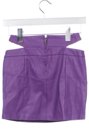 Lederrock Bershka, Größe XS, Farbe Lila, Preis 7,57 €