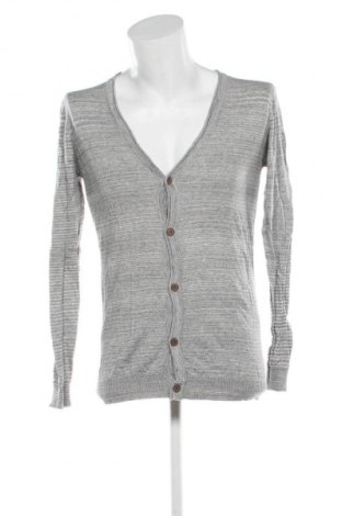 Herren Strickjacke Bershka, Größe M, Farbe Grau, Preis € 2,99