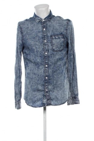 Herrenhemd Unbranded, Größe M, Farbe Blau, Preis € 4,99