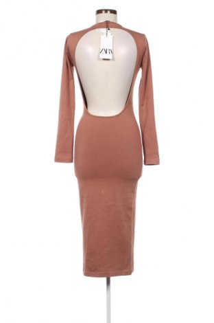 Šaty  Zara, Veľkosť M, Farba Hnedá, Cena  40,51 €