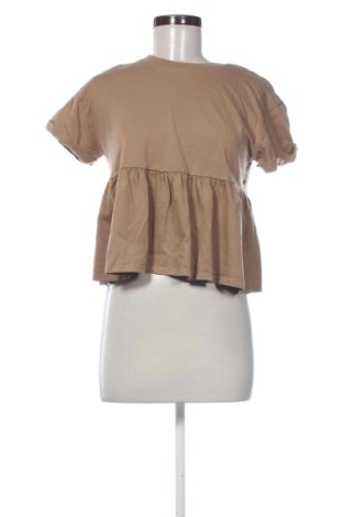 Damen Shirt Bershka, Größe S, Farbe Beige, Preis 9,00 €, #137755031