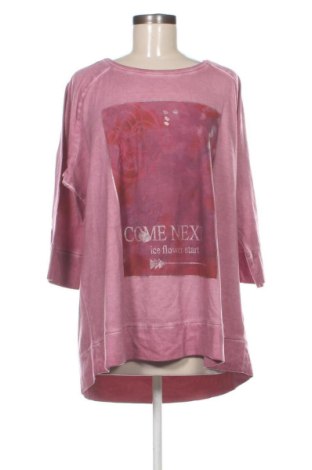 Bluzka damska Sheego, Rozmiar 3XL, Kolor Różowy, Cena 73,64 zł, #137766024