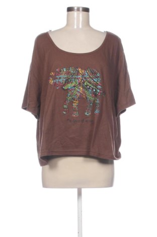 Bluză de femei Sheego, Mărime XXL, Culoare Maro, Preț 167,97 Lei, #137772781