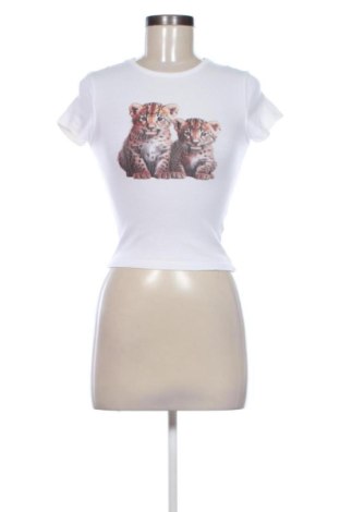 Bluză de femei Bershka, Mărime S, Culoare Alb, Preț 52,49 Lei, #137777694