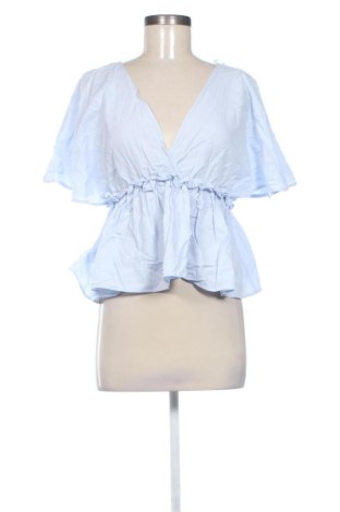 Дамска блуза Zara, Размер L, Цвят Син, Цена 10,00 €, #137796985