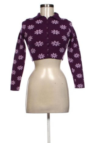 Damski kardigan Stradivarius, Rozmiar M, Kolor Fioletowy, Cena 76,16 zł, #137768091