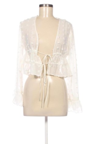 Cardigan de damă Bershka, Mărime S, Culoare Alb, Preț 78,74 Lei, #137779732