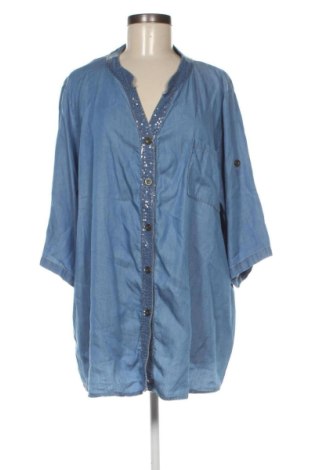 Cămașă de femei Unbranded, Mărime 3XL, Culoare Albastru, Preț 67,07 Lei, #137766342