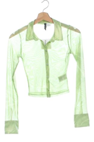 Dámska košeľa  H&M, Veľkosť XXS, Farba Zelená, Cena  12,76 €, #137791262