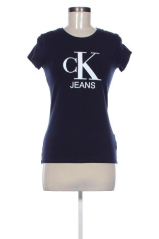 Damski T-shirt Calvin Klein, Rozmiar M, Kolor Niebieski, Cena 114,31 zł, #137743835