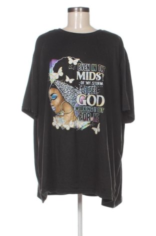 Дамска тениска SHEIN, Размер 5XL, Цвят Черен, Цена 8,70 €, #137764924