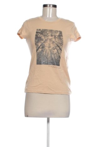 Damski T-shirt Reserved, Rozmiar S, Kolor Beżowy, Cena 36,82 zł, #137769658