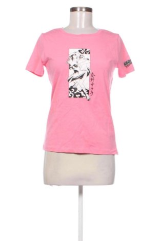 Damski T-shirt Sinsay, Rozmiar XS, Kolor Różowy, Cena 69,90 zł, #137787191