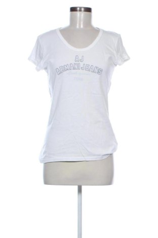 Дамска тениска Armani Jeans, Размер M, Цвят Бял, Цена 34,72 €, #137790832