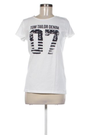 Tricou de femei Tom Tailor, Mărime L, Culoare Alb, Preț 48,36 Lei, #137792486