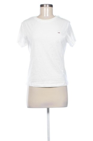 Дамска тениска Tommy Jeans, Размер L, Цвят Бял, Цена 42,43 €, #137796223