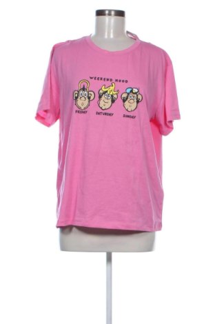 Tricou de femei LC Waikiki, Mărime XL, Culoare Roz, Preț 110,49 Lei, #137798161