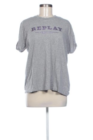 Damski T-shirt Replay, Rozmiar L, Kolor Szary, Cena 109,07 zł, #137758003