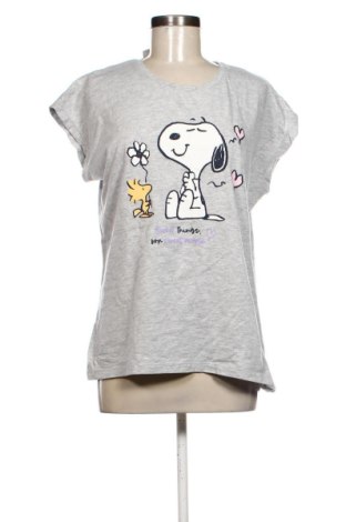 Damen T-Shirt Peanuts, Größe L, Farbe Grau, Preis 11,05 €, #137778456