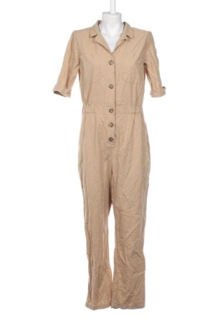 Salopetă lungă de damă H&M, Mărime XL, Culoare Bej, Preț 131,23 Lei, #137743216