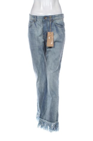 Blugi de femei Anel, Mărime L, Culoare Albastru, Preț 145,29 Lei, #137766297