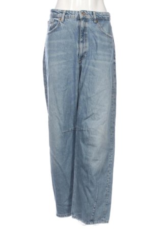 Blugi de femei Zara, Mărime L, Culoare Albastru, Preț 110,18 Lei, #137776400