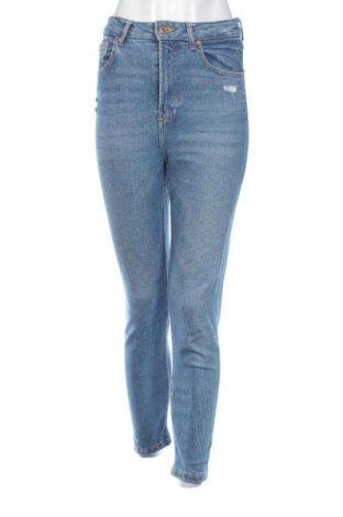 Дамски дънки Bershka, Размер S, Цвят Син, Цена 15,00 €, #137776979