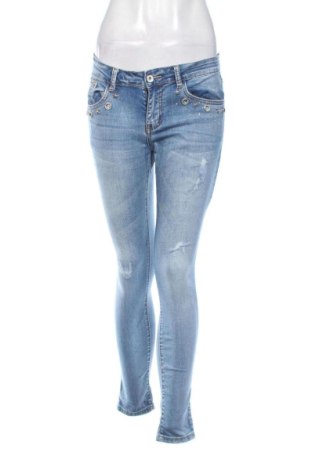 Blugi de femei Unbranded, Mărime L, Culoare Albastru, Preț 78,74 Lei, #137777780