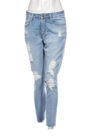 Blugi de femei Zara, Mărime XL, Culoare Albastru, Preț 73,49 Lei, #137783319