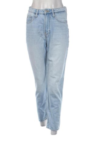 Blugi de femei Bershka, Mărime S, Culoare Albastru, Preț 78,00 Lei, #137783609